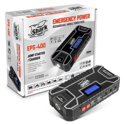 Shark EPS-400 Jump Starter 250-500A, 12V, 12000mAh